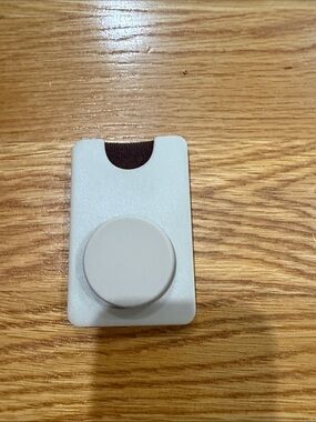 Minimalist tan  Phone Wallet with Pop Socket